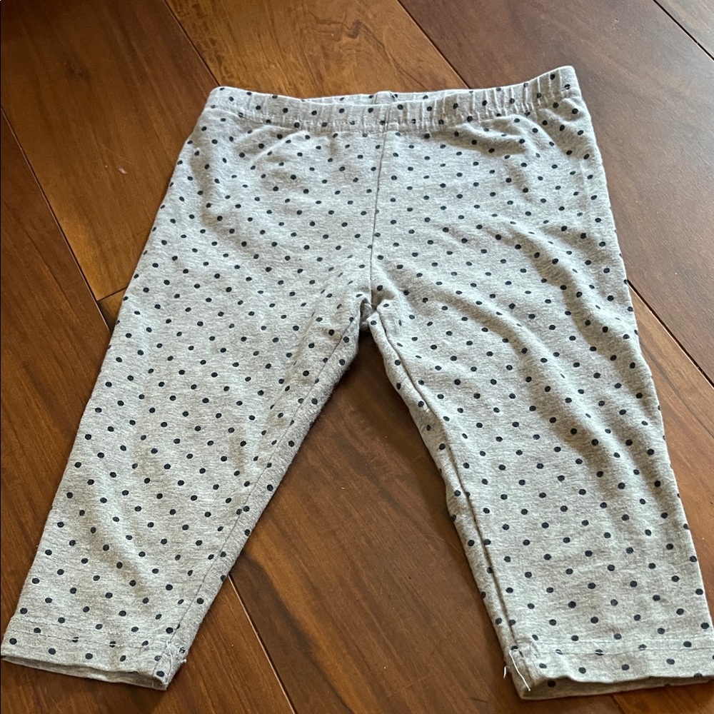 Target Gray Polka Dot Kids Leggings
